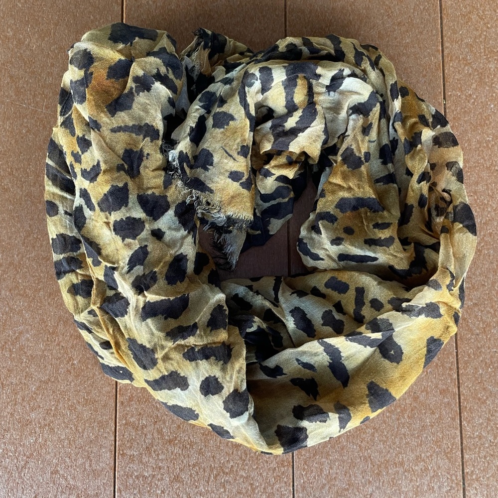animal print scarf
